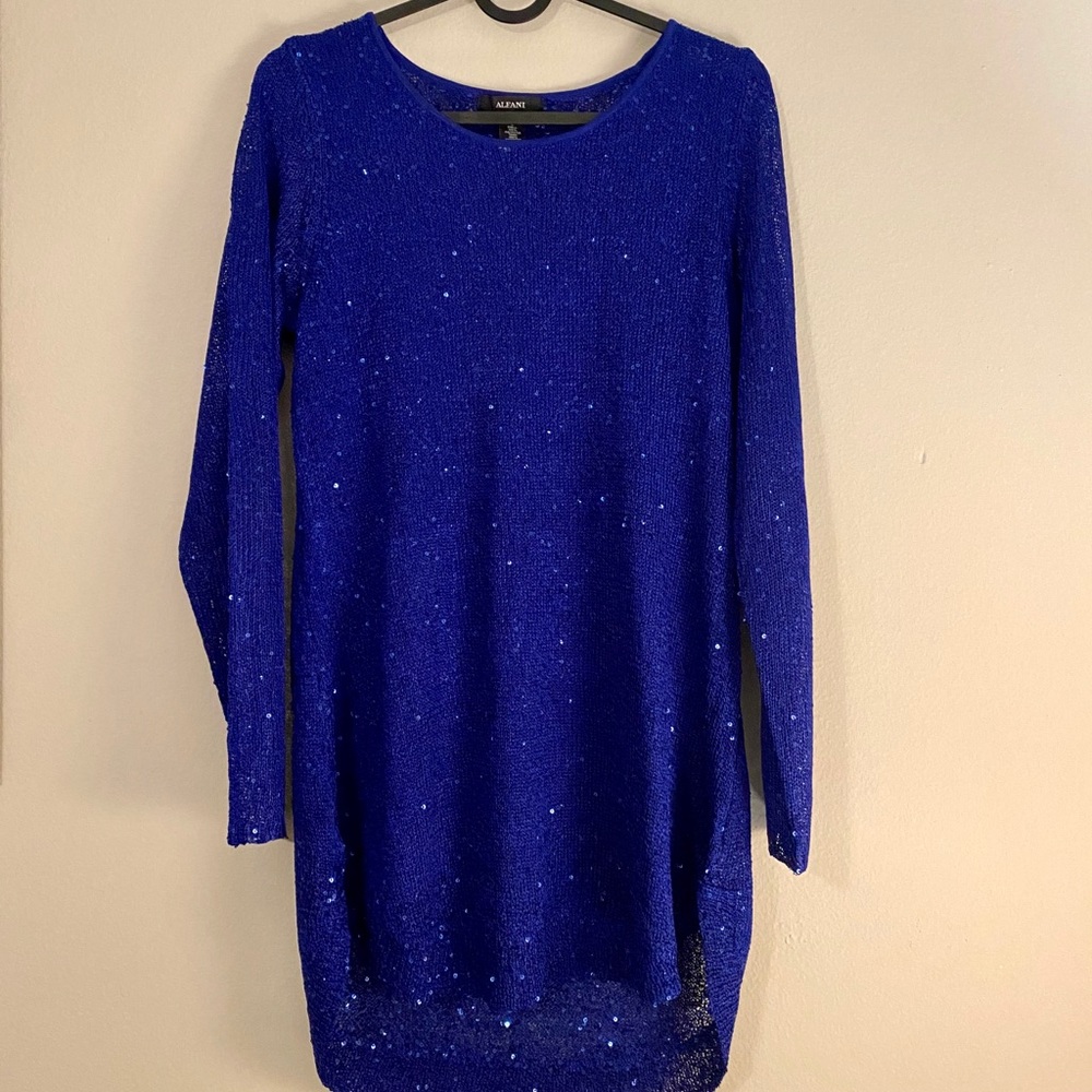 Sequin Knit Alfani Dress